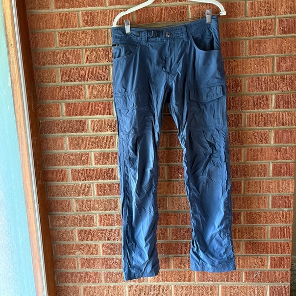 Prana Stretch “Zion” Slim Pant Gray Blue Men’s Straight Leg Pants size 30x32 - Picture 1 of 9